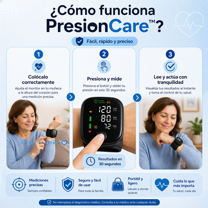 PresionCare™ - Tu presión bajo control.