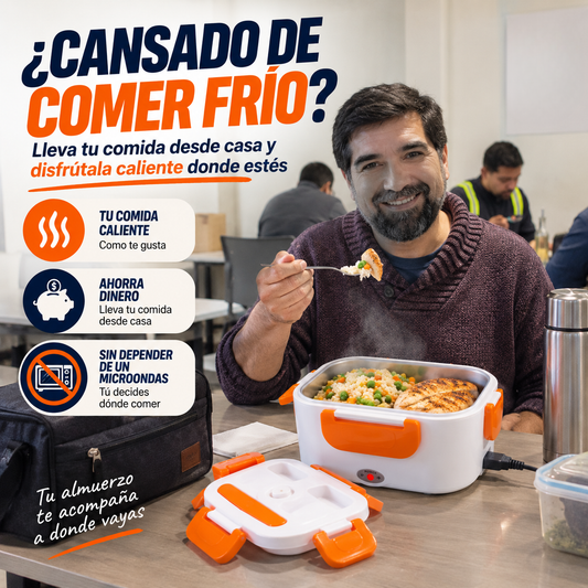 ¿Cansado de comer tu almuerzo frío o gastar de más comprando comida afuera?