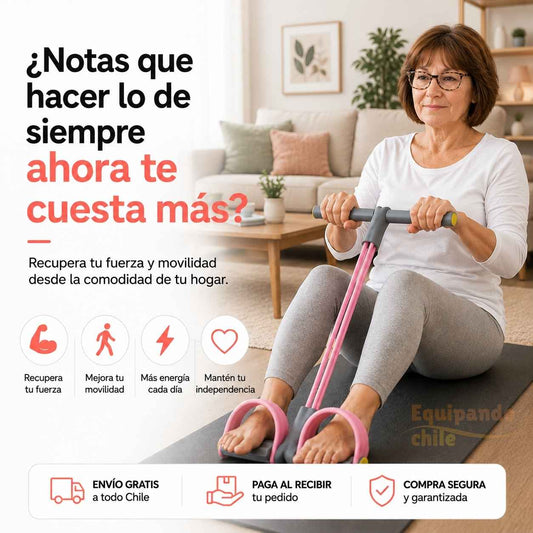 Fortalece tu cuerpo antes de que las cosas mas simples te cuesten más.