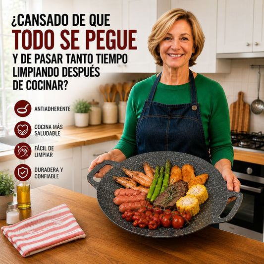 ¿Cansado de que todo se pegue y de pasar tanto tiempo limpiando después de cocinar?